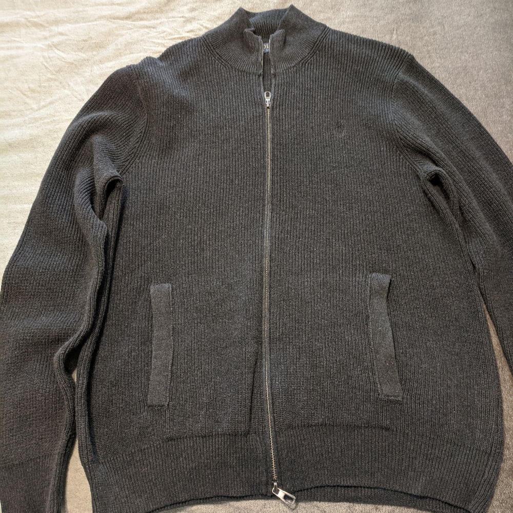 Polo Ralph Lauren size L Italian Yarn 2 zippered